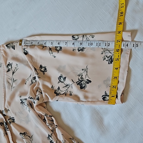Wayf poplin floral top blouse size xsmall - Picture 15 of 16